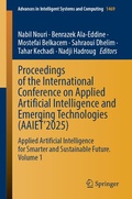 Cover: Proceedings of the International Conference on Applied Artificial Intelligence and Emerging Technologies (AAIET'2025) - Springer
