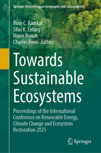 Enlarge image Cover: Towards Sustainable Ecosystems - Springer