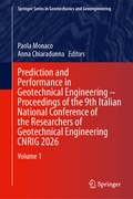 Cover: Prediction and Performance in Geotechnical Engineering - Proceedings of the 9th Italian National Conference of the Researchers of Geotechnical Engineering CNRIG 2026 - Springer