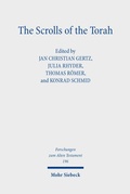 Cover: The Scrolls of the Torah - Mohr Siebeck