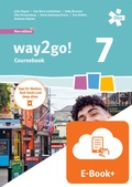 Cover: way2go! 7, Schulbuch und E-BOOK+ - &Ouml;BV 3-209