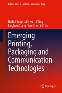 Enlarge image Cover: Emerging Printing, Packaging and Communication Technologies - Springer
