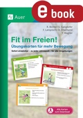 Cover: Fit im Freien - &Uuml;bungskarten f&uuml;r mehr Bewegung - Auer Verlag