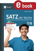 Cover: Satz der Woche 7-8 - Auer Verlag