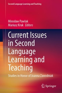 Enlarge image Cover: Current Issues in Second Language Learning and Teaching - Springer