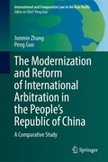 Cover: The Modernization and Reform of International Arbitration in the People's Republic of China - Springer