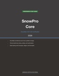 Cover: Snowflake SnowPro Core COF-C03 Study Guide 2026 - Meridian Certification Press