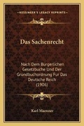 Bild: Das Sachenrecht - Kessinger Publishing