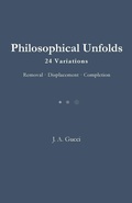 Cover: Philosophical Unfolds - Pressure System Press