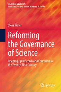 Enlarge image Cover: Reforming the Governance of Science - Springer