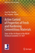 Cover: Active Control of Properties of Fresh and Hardening Cementitious Materials - Springer