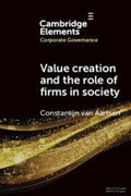 Cover: Value Creation and the Role of Firms in Society - Cambridge University Press