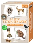Cover: Das gro&szlig;e Tierspuren Memo - moses Verlag