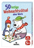 Cover: 50 lustige Weihnachtsr&auml;tsel ohne Worte - moses Verlag