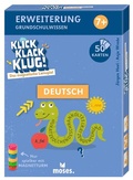 Cover: Klick Klack Klug Kartenset Deutsch ab 7 - moses Verlag