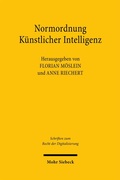 Cover: Normordnung K&uuml;nstlicher Intelligenz - Mohr Siebeck