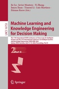 Cover: Machine Learning and Knowledge Engineering for Decision Making - Springer