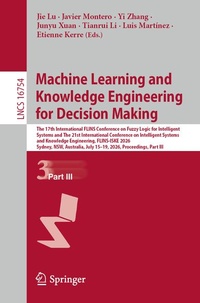Enlarge image Cover: Machine Learning and Knowledge Engineering for Decision Making - Springer