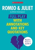 Cover: Romeo & Juliet: Full Play with Annotations and Key Quotations - Scholastic