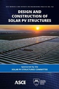 Cover: Design and Construction of Solar PV Structures - American Society of Civil Engineers