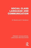 Cover: Social Class, Language and Communication - Routledge