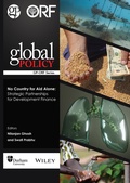 Cover: No Country for Aid Alone: Strategic Partnerships for Development Finance - Global Policy