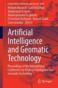 Enlarge image Cover: Artificial Intelligence and Geomatic Technology - Springer