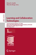 Cover: Learning and Collaboration Technologies - Springer