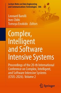 Enlarge image Cover: Complex, Intelligent and Software Intensive Systems - Springer