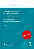 Cover: Trait&eacute; sur l'Union europ&eacute;enne. Trait&eacute; sur le fonctionnement de l'Union europ&eacute;enne, Charte des droits fondamentaux, Trait&eacute;s MES et SCG, Textes relatifs au Brexit - St&auml;mpfli Verlag AG