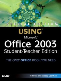 Abbildung von: Special Edition Using Microsoft Office 2003, Student-Teacher Edition - Addison Wesley