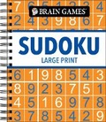 Cover: Brain Games - Sudoku - Large Print (Classic) - Fun & Relaxing Puzzles, Easy to Expert Spiral Bound Gift for Adults & Seniors - Publications International, Ltd.