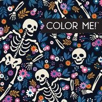 Enlarge image Cover: Color Me! Halloween - Keepsake Coloring Books Compact Edition with Quotes Cute & Creepy Designs 7x7 Inches Boo Basket Stuffer, Portable Coloring Book for Adults & All Ages - New Seasons
