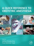 Cover: A Quick Reference to Obstetric Anesthesia - Elsevier