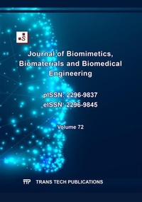 Enlarge image Cover: Journal of Biomimetics, Biomaterials and Biomedical Engineering Vol. 72 - Trans Tech Publications Ltd