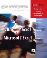 Abbildung von: VBA and Macros for Microsoft Excel - Pearson Education