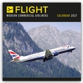 Cover: Flight - Modern Commercial Airliners - Passagierflugzeuge 2027 - Wand-Kalender - Brown Trout-Auslieferer Flechsig