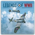 Cover: Legends of World War II - Legend&auml;re Flugzeuge des Zweiten Weltkrieges 2027 - Wand-Kalender - Brown Trout-Auslieferer Flechsig