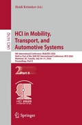 Cover: HCI in Mobility, Transport, and Automotive Systems - Springer