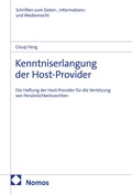 Cover: Kenntniserlangung der Host-Provider - Nomos