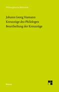 Cover: Kreuzz&uuml;ge des Philologen. Beurtheilung der Kreuzz&uuml;ge - Meiner