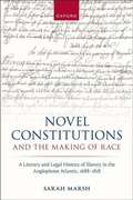 Cover: Novel Constitutions and the Making of Race - Oxford University Press