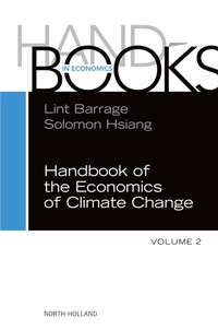 Enlarge image Cover: Handbook of the Economics of Climate Change - Elsevier