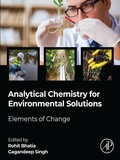 Cover: Analytical Chemistry for Environmental Solutions - Elsevier