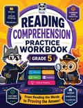 Cover: Reading Comprehension Grade 5 Practice Workbook - Polymath Panda