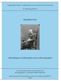 Cover: Abhandlungen zur Philosophie und Historiographie - BoD - Books on Demand