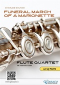 Cover: Flute Quartet sheet music: Funeral march of a Marionette (set of parts) - Glissato Edizioni Musicali
