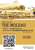Cover: Sax Quartet Score of "The Moldau" - Glissato Edizioni Musicali