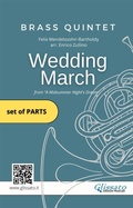 Cover: Brass Quintet: Wedding March by Mendelssohn (score & parts) - Glissato Edizioni Musicali