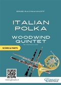 Cover: Sheet Music for Woodwind Quintet / Ensemble "Italian Polka" score & parts - Glissato Edizioni Musicali